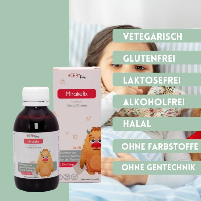 Herby Family® Mirakelix Sirup für Kinder - wohltuend in ...