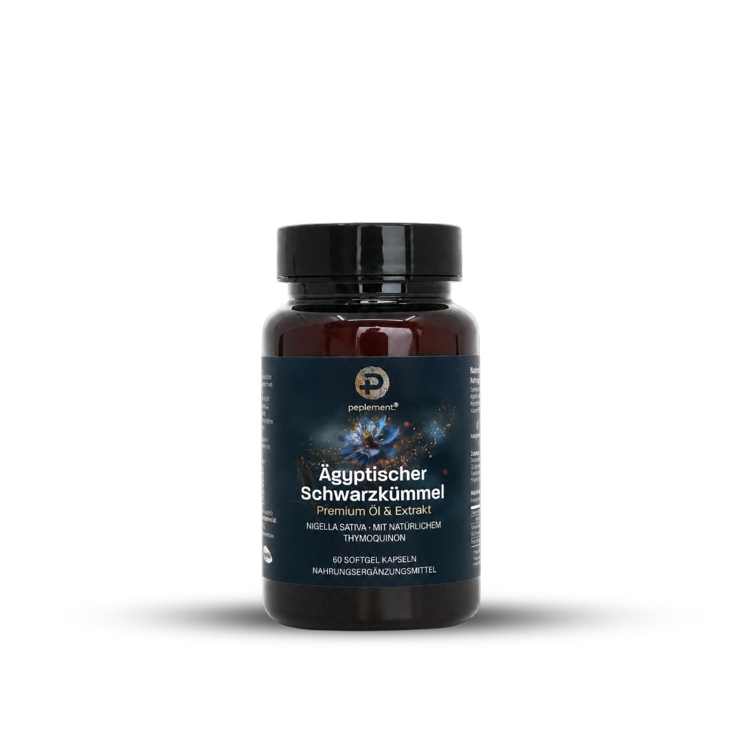 peplement Premium Schwarzkümmel Softgels mit 20 % Thymoquinon 60 St Weichkapseln