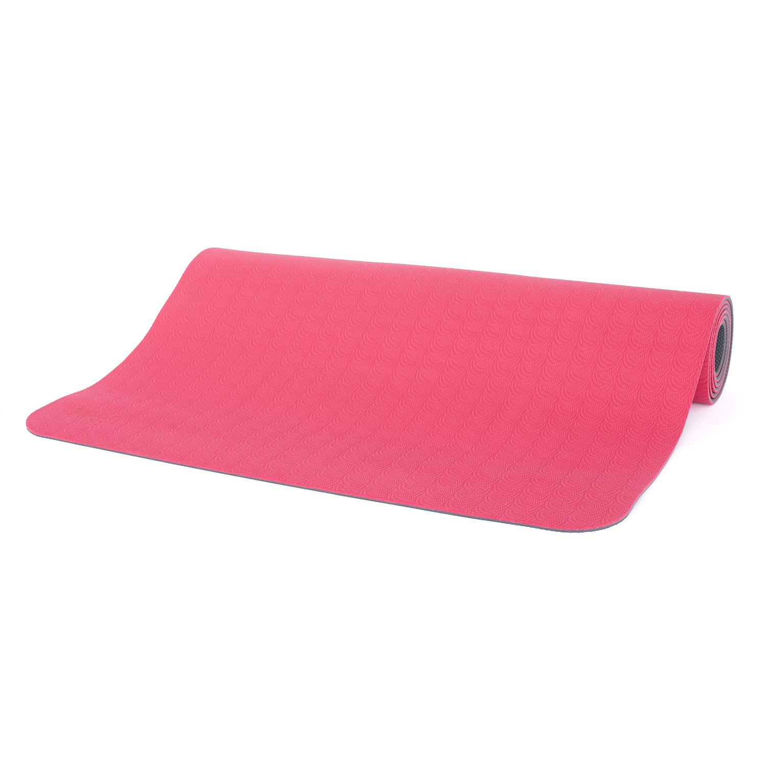 Yogamatte Lotus Pro LIGHT, TPE karminrot/anthrazit 943-R
