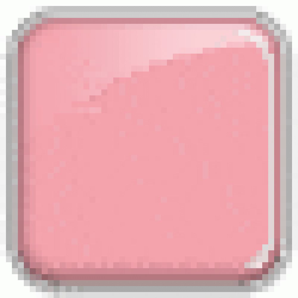 Rosa Nagellack in quadratischer Form mit abgerundeten Ecken. Glänzende Oberfläche.