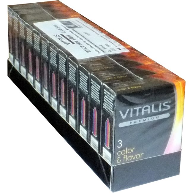 Vitalis PREMIUM *Color & Flavour* bunte aromatische Kondome für aufregenden Oralverkehr