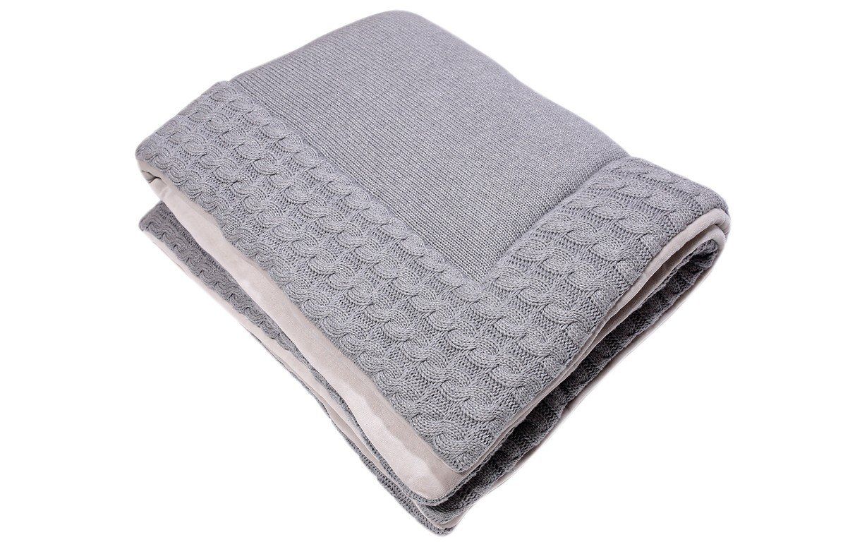Kindsgut Krabbeldecke Grau