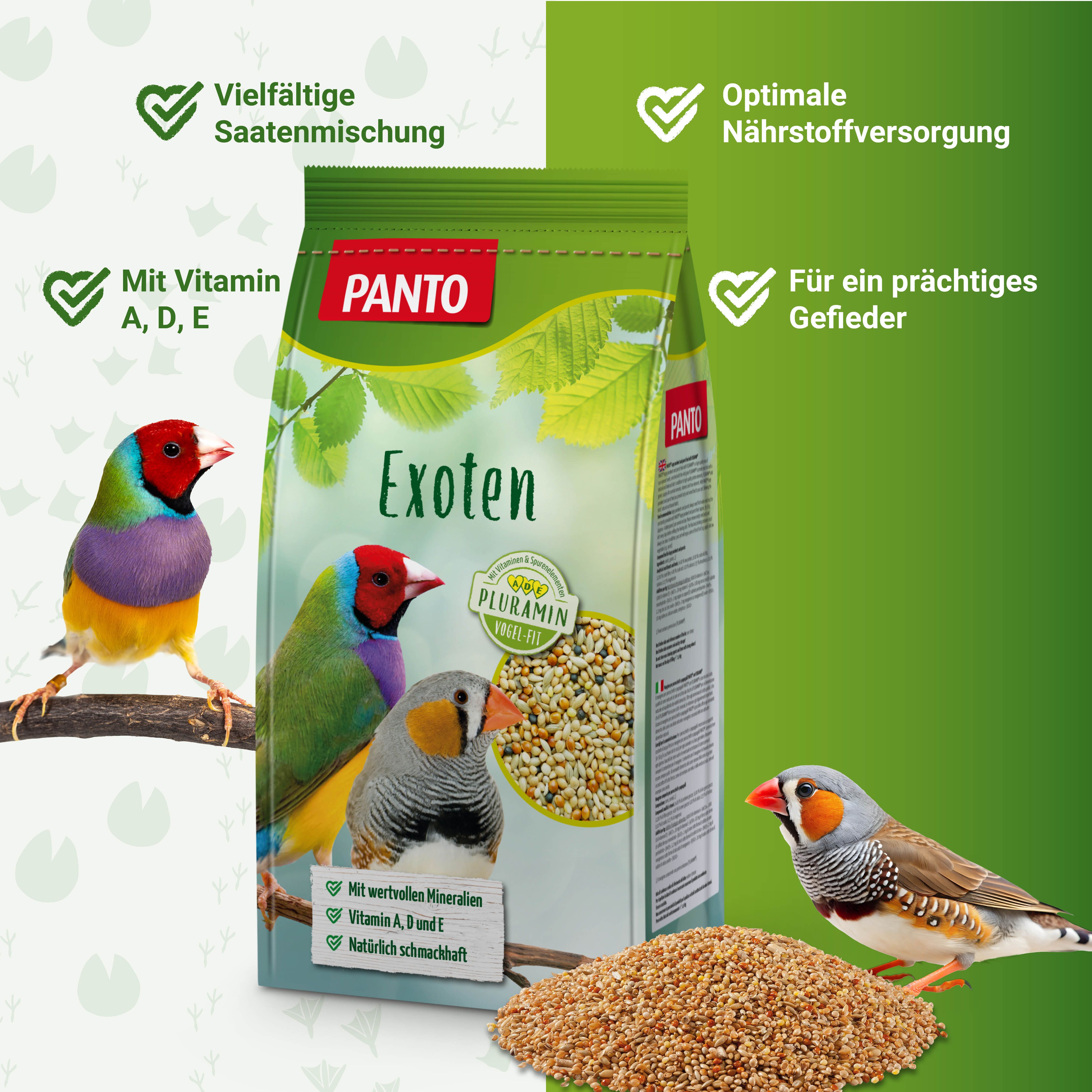 PANTO® Exotenfutter mit Pluramin®