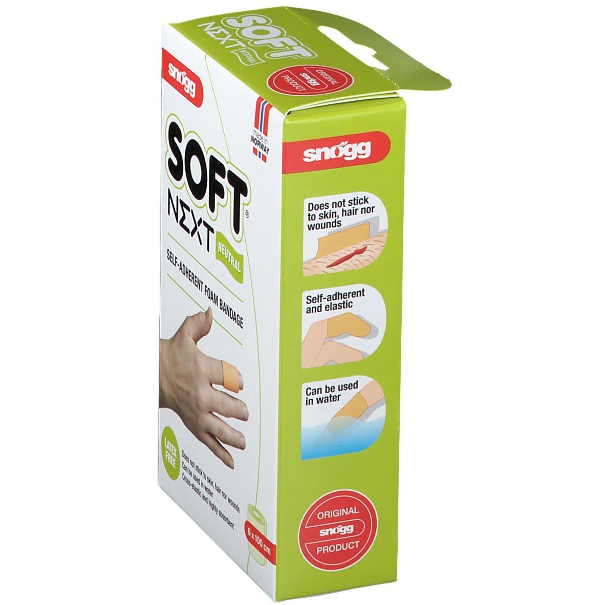 Soft NEXT selbsthaftender Verband 6 cm x 1 m