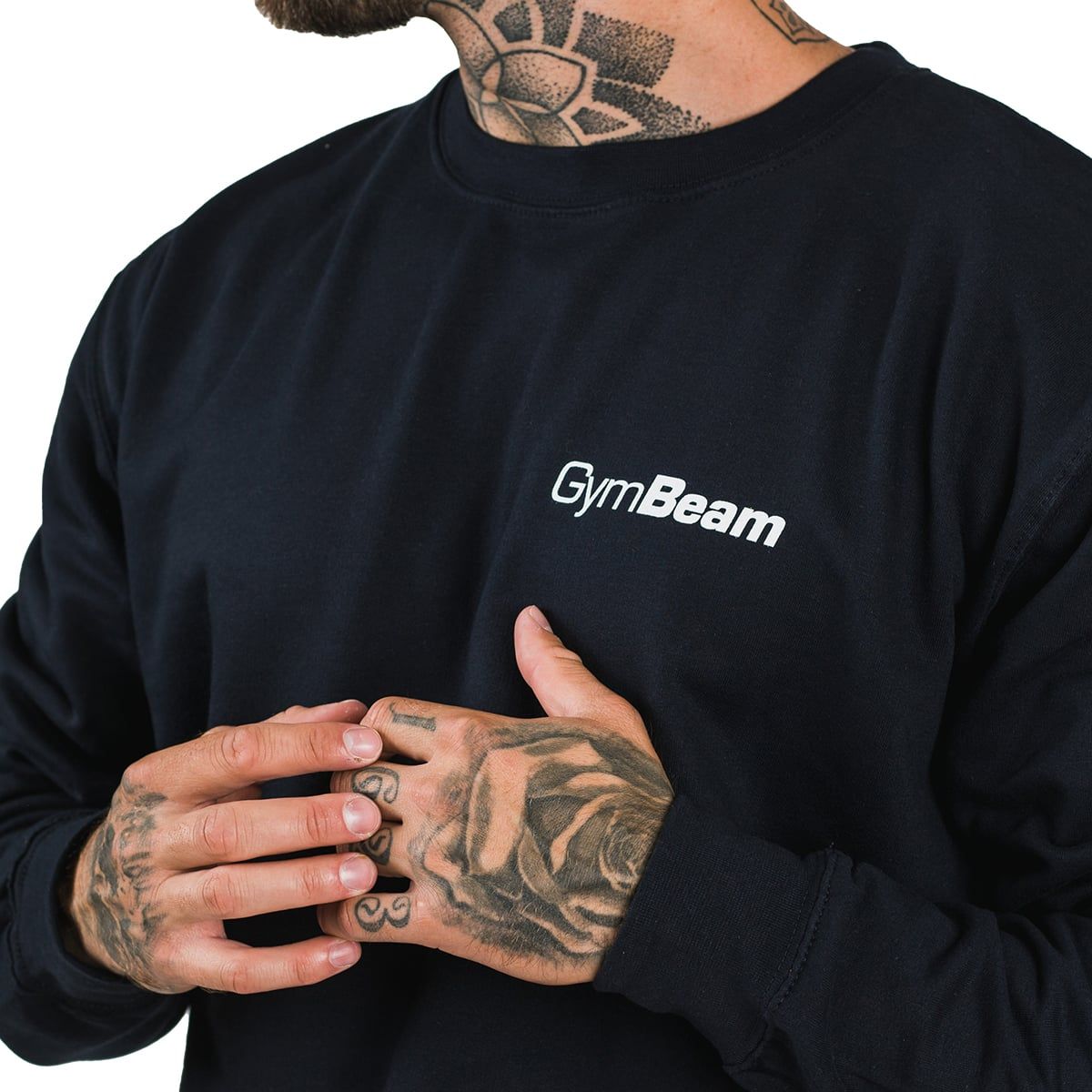 GymBeam Herren Pullover PRO mit lockerem Schnitt in Marineblau