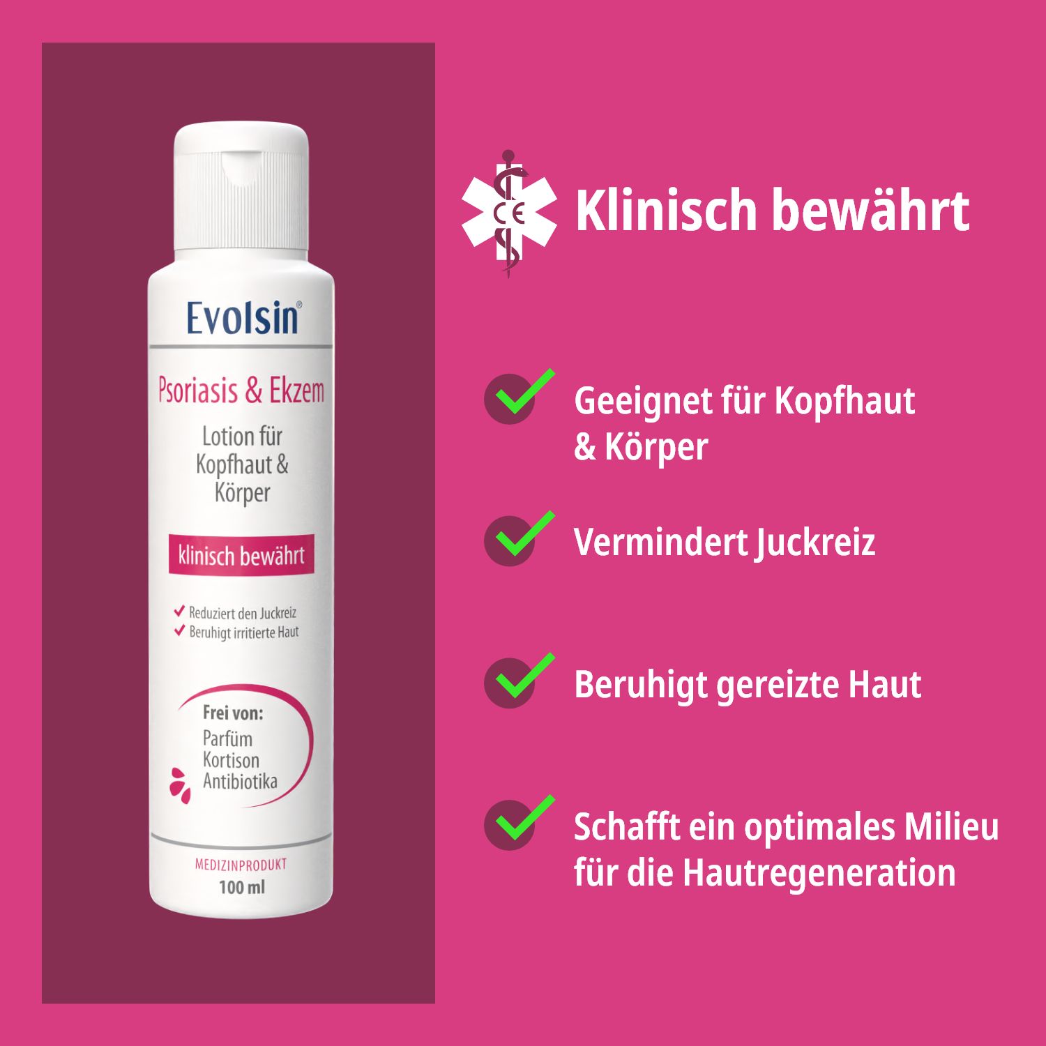 Evolsin® Ekzem & Neurodermitis Bundle (Creme & Lotion) - Mindert Juckreiz & beruhigt gereizte Haut