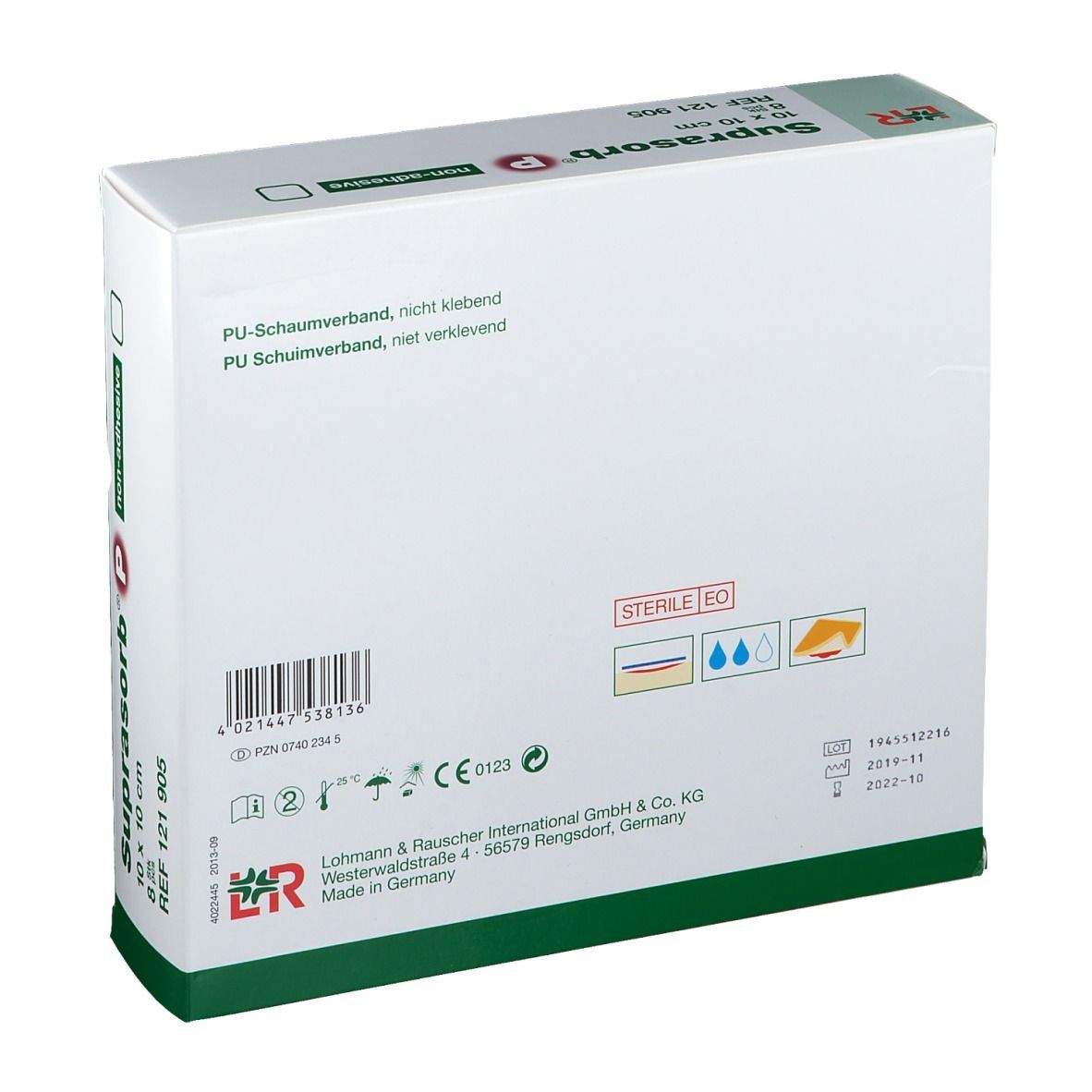 Suprasorb® P 10 cm x 10 cm nicht klebend