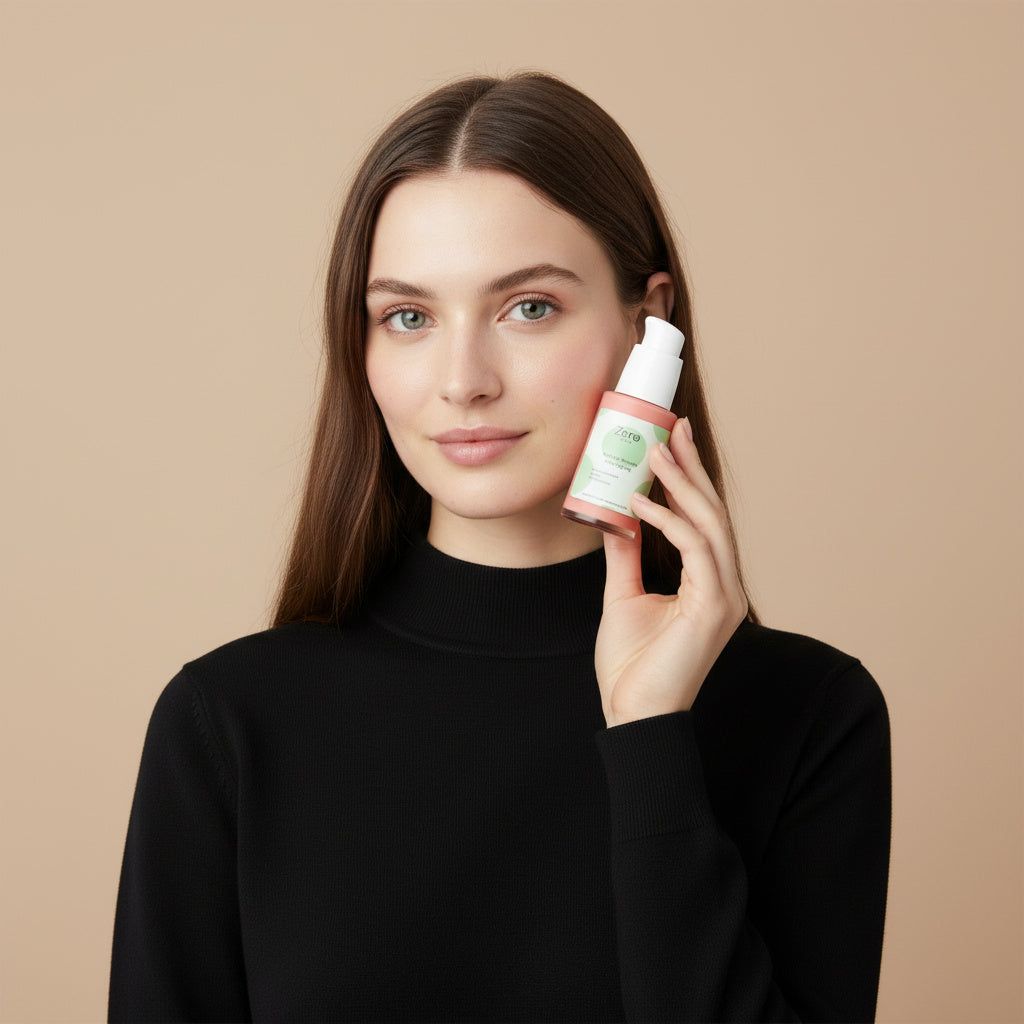 Zero Skin Peptide Serum mit Phytosterolen, glättend aufpolsternd für reife, trockene & normale Haut