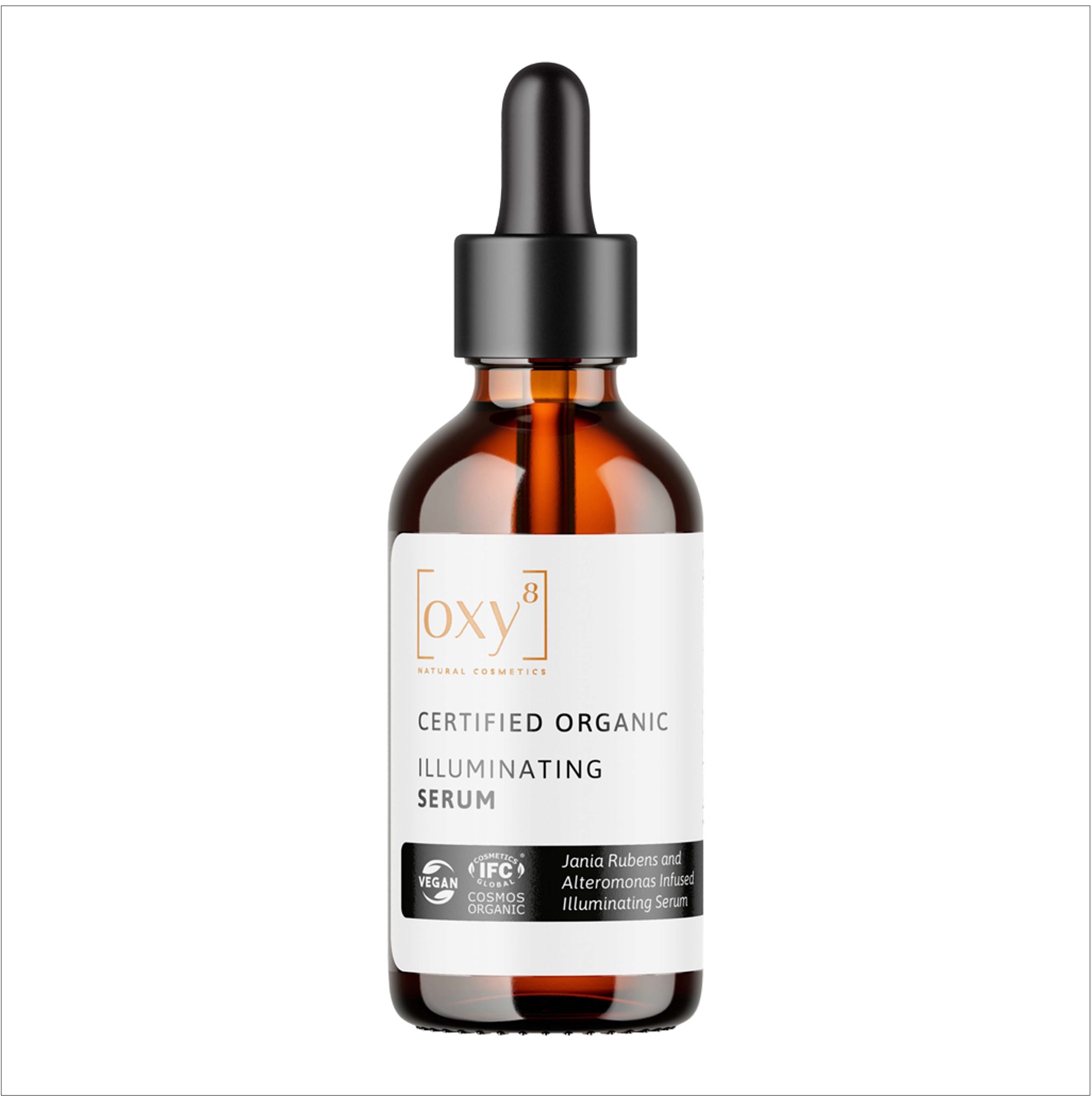 oxy8 Naturkosmetik ILLUMINATING SERUM - Bei Pigmentstörungen, Altersflecken, beruhigt gereizte Haut