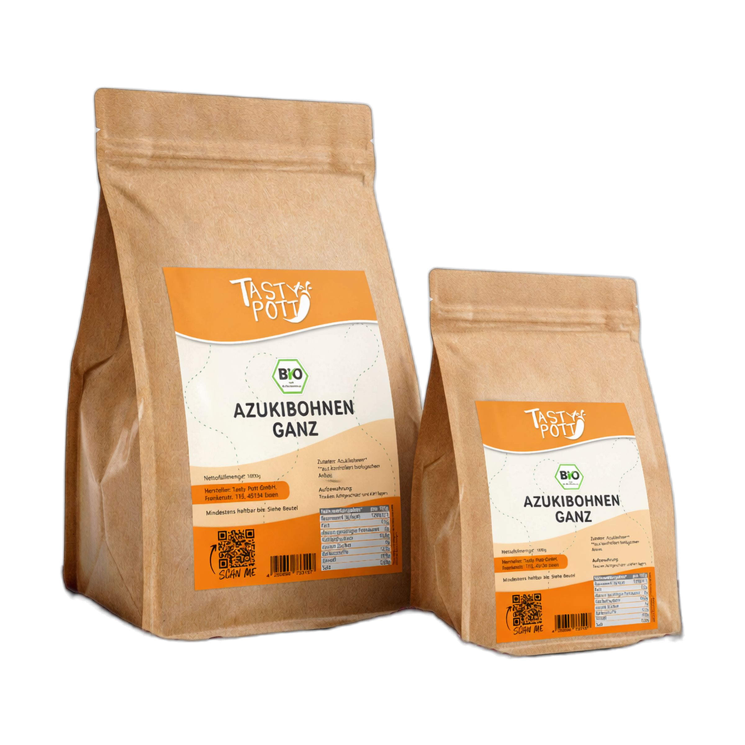 Tasty-Pott Tasty Pott Bio Azukibohnen ganz 1000 g