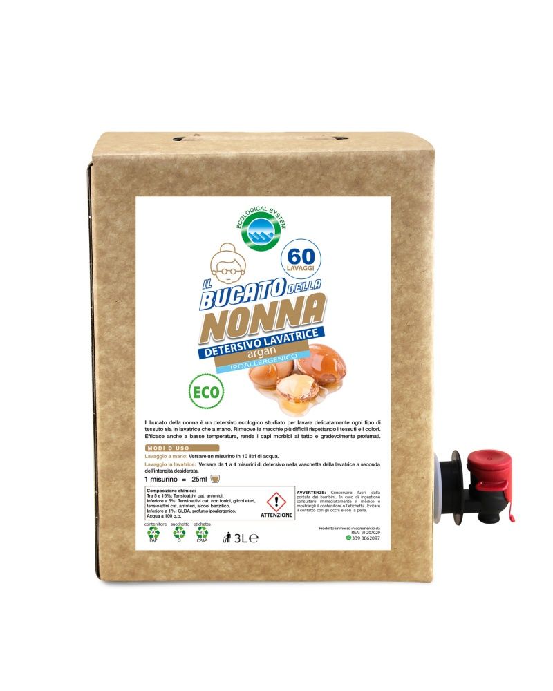 Bucato della nonna detersivo lavatrice - Tutochimica