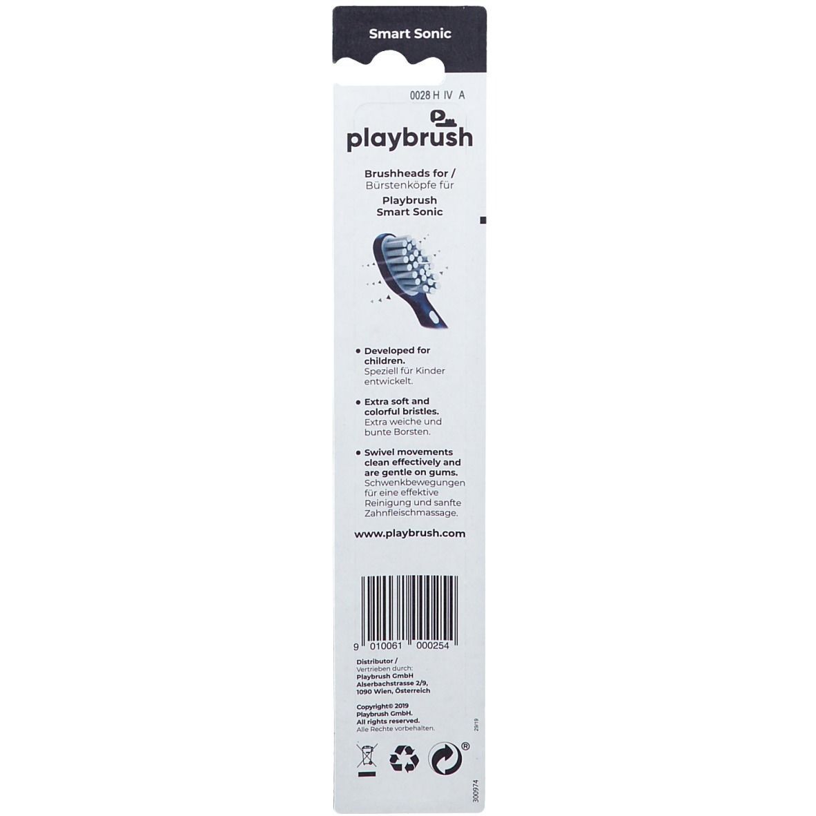 Playbrush Smart Sonic Ersatzbürstenkopf