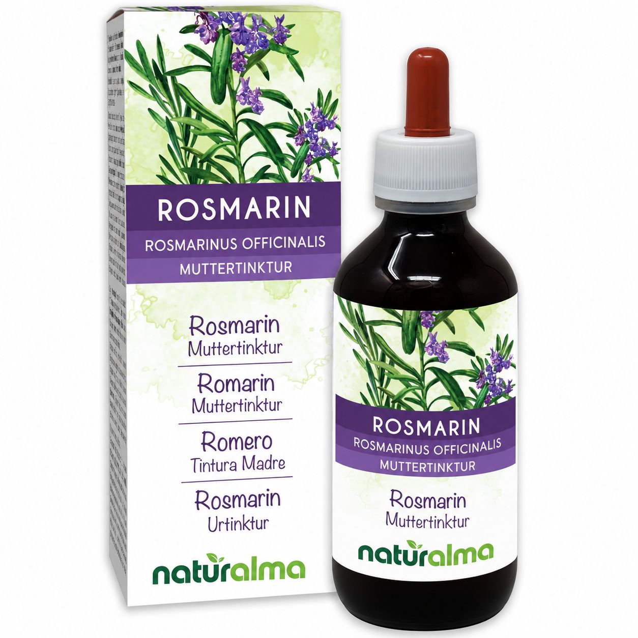 Naturalma Rosmarin (Rosmarinus officinalis) alkoholfreie Tropfen 120 ml