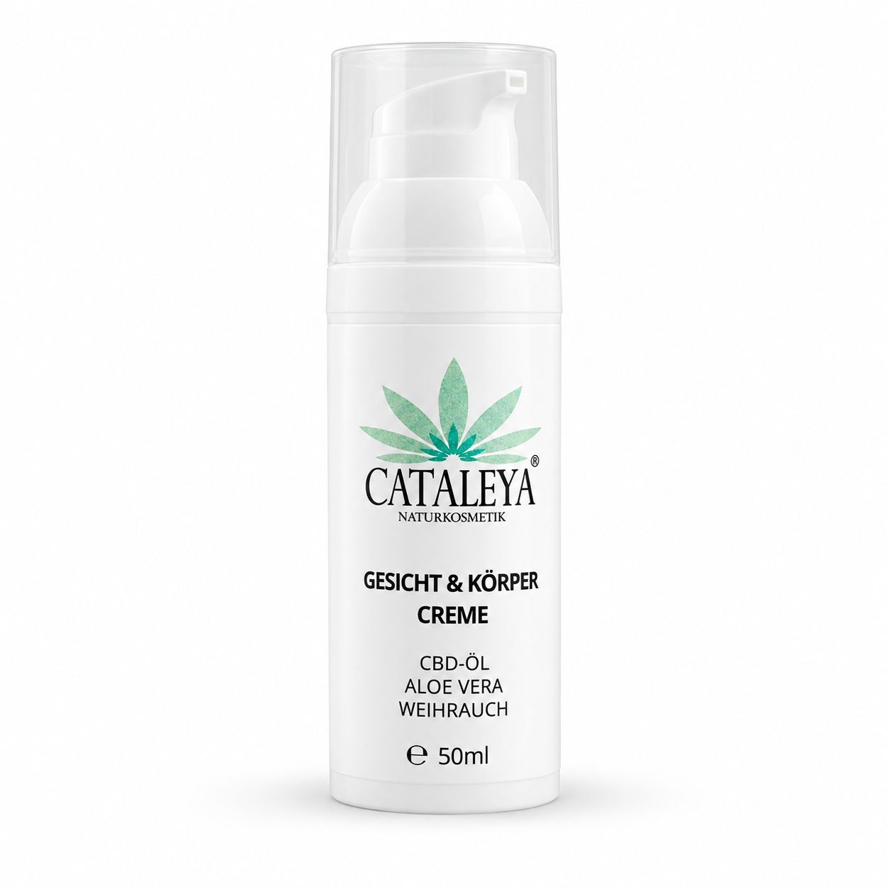 CATALEYA Gesichtscreme für Männer, 50ml, mit Aloe Vera und Hanföl.