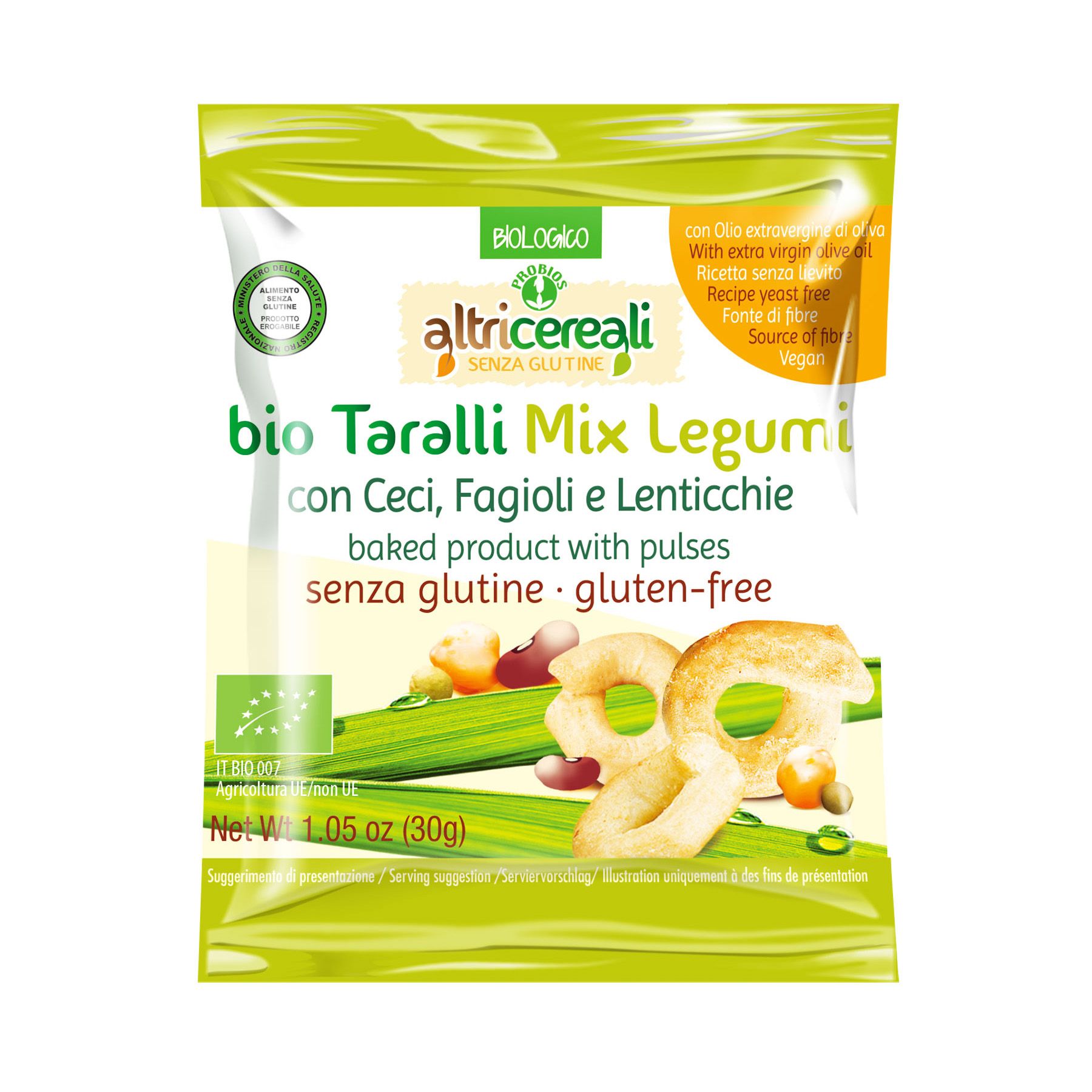 Taralli Mix Legumi Senza Glutine - Probios