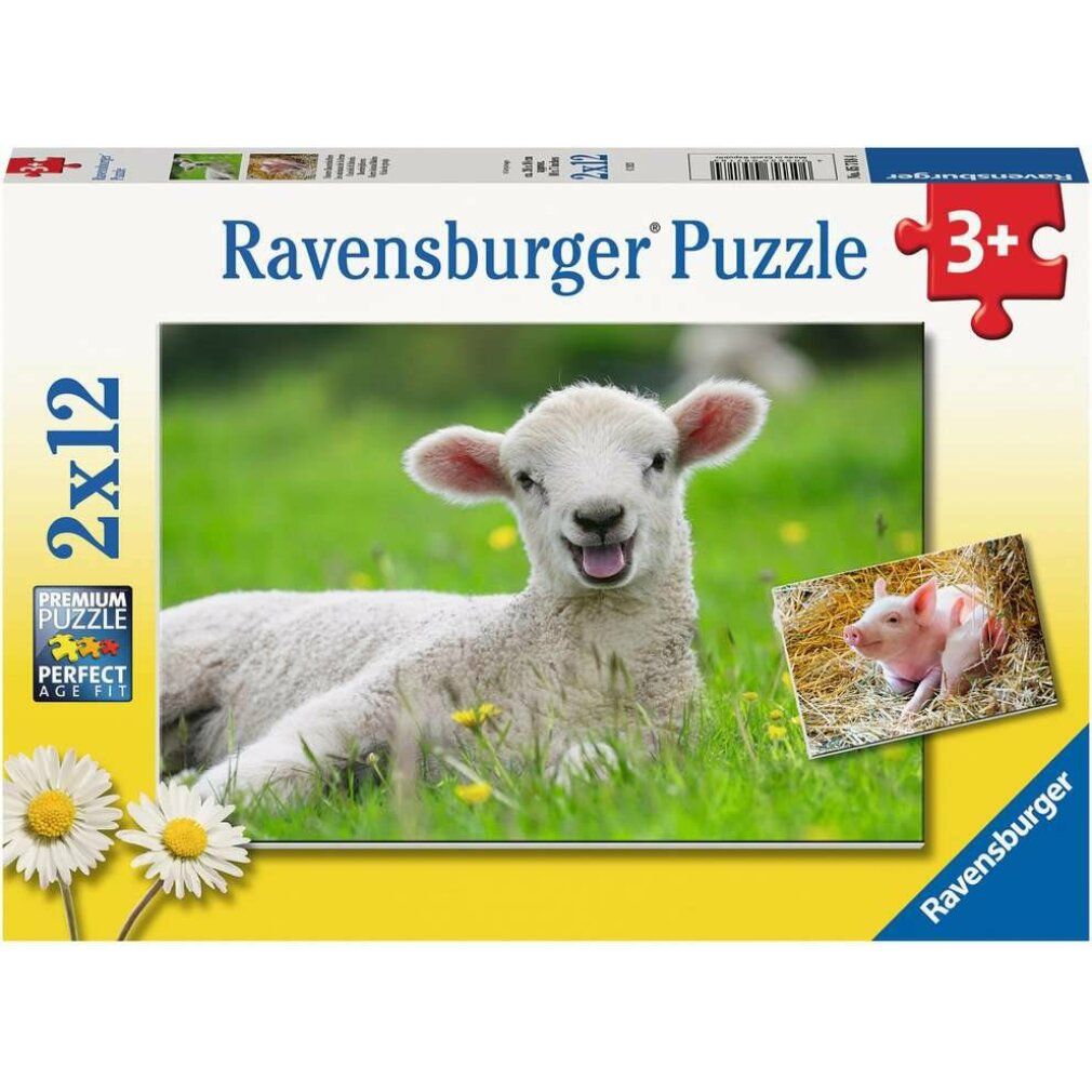ravensburger Bauernhofpuzzle 2x12 Teile