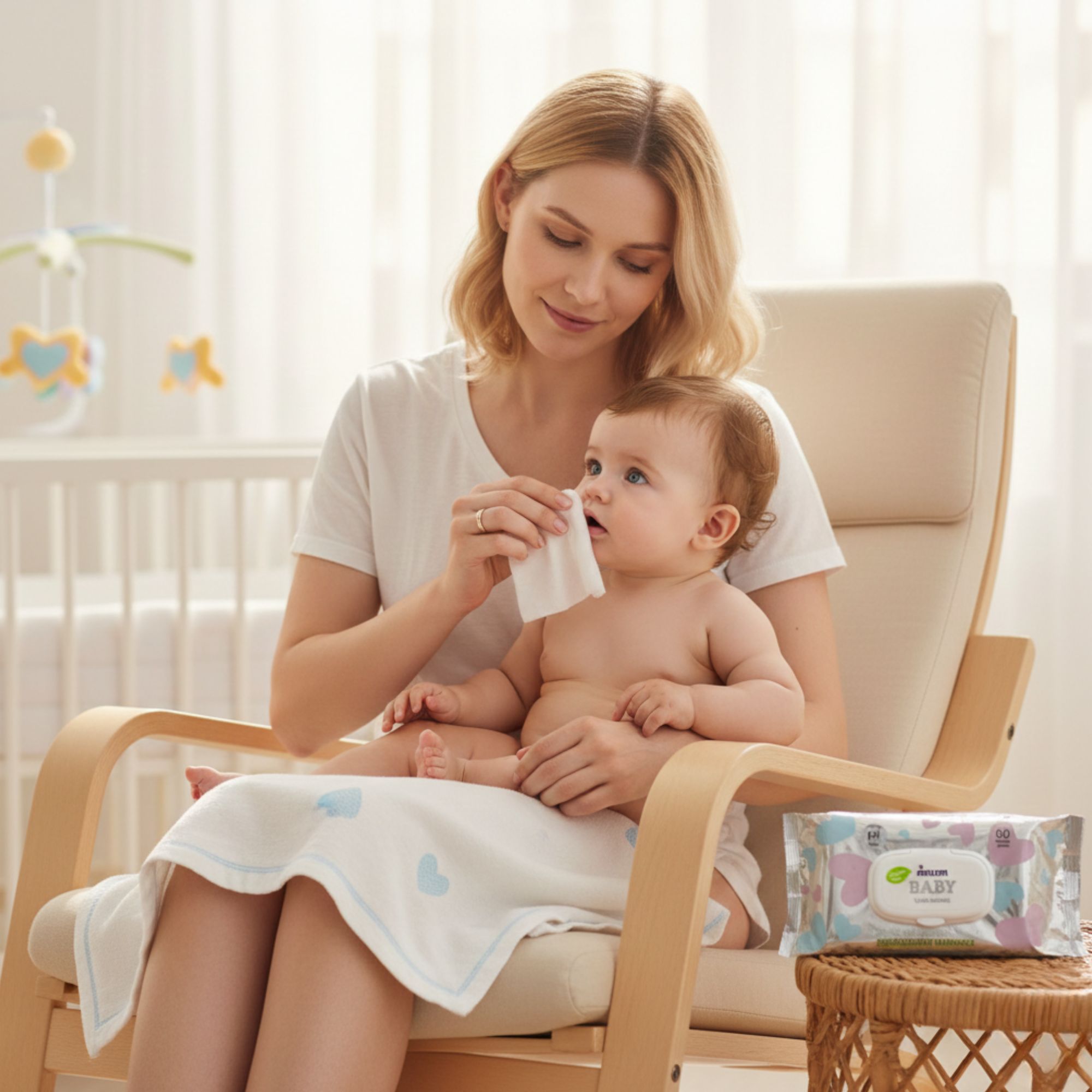 Melem Baby Feuchttücher – 100 % biologisch abbaubar 60 Stck