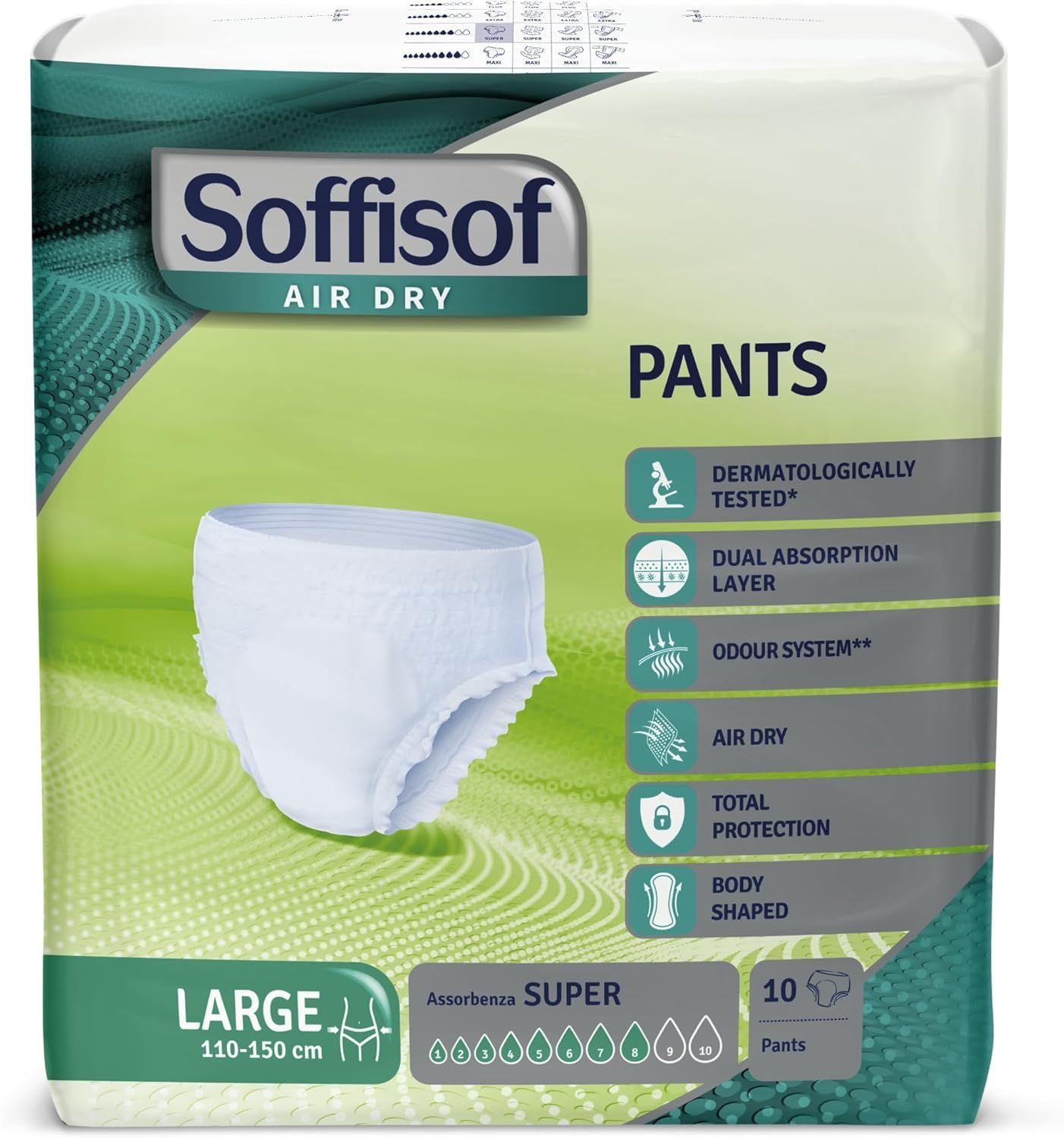 Soffisof Pants Super Inkontinenz Windelhosen für Erwachsene