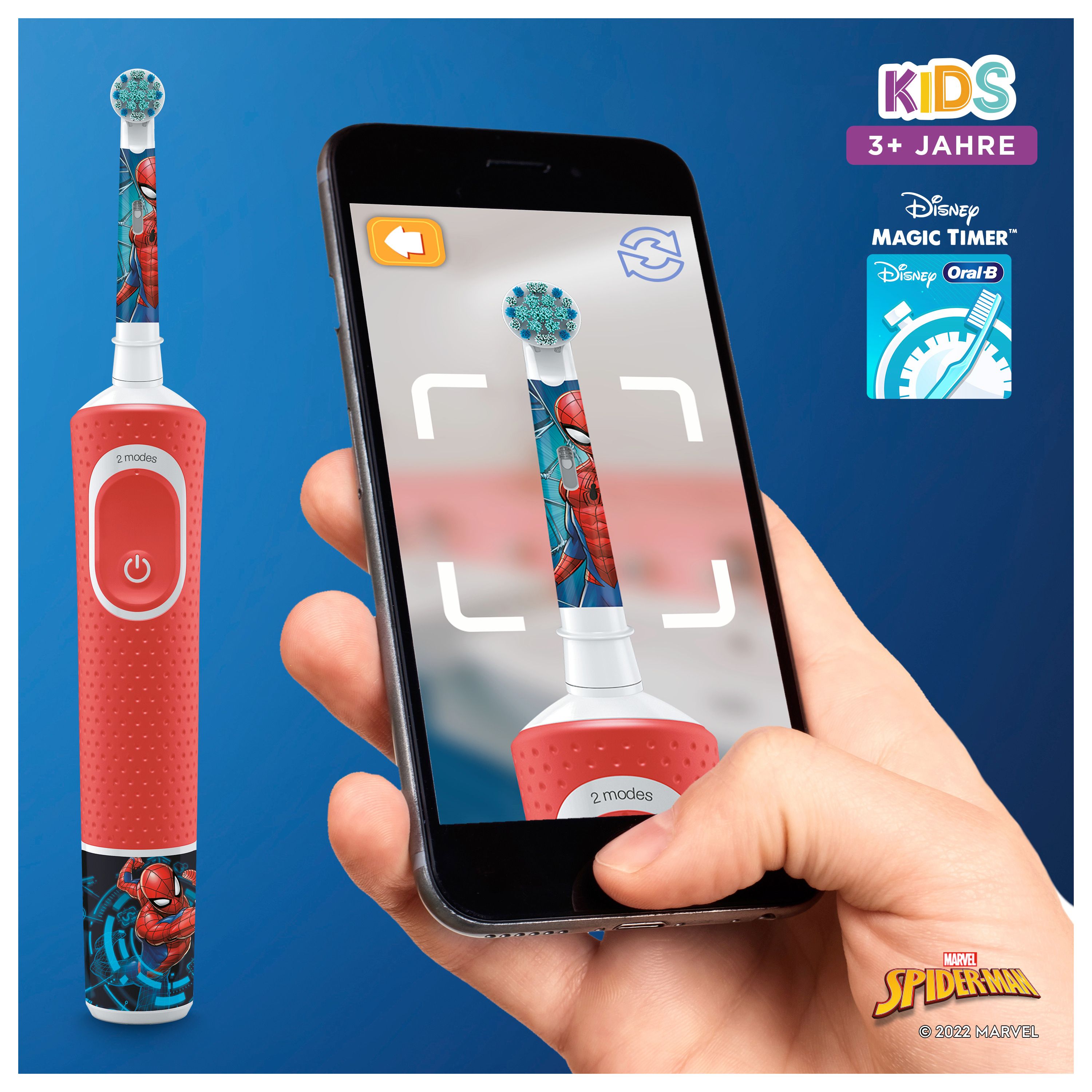 Oral-B - Kinderaufsteckbürsten "Kids Spiderman"