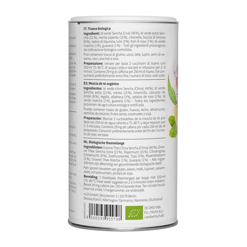 nu3 Bio Wake Up Energy Tee, lose
