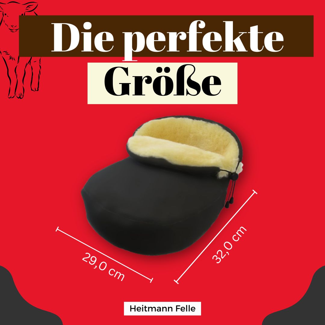 Heitmann Felle Lammfell-Fußwärmer
