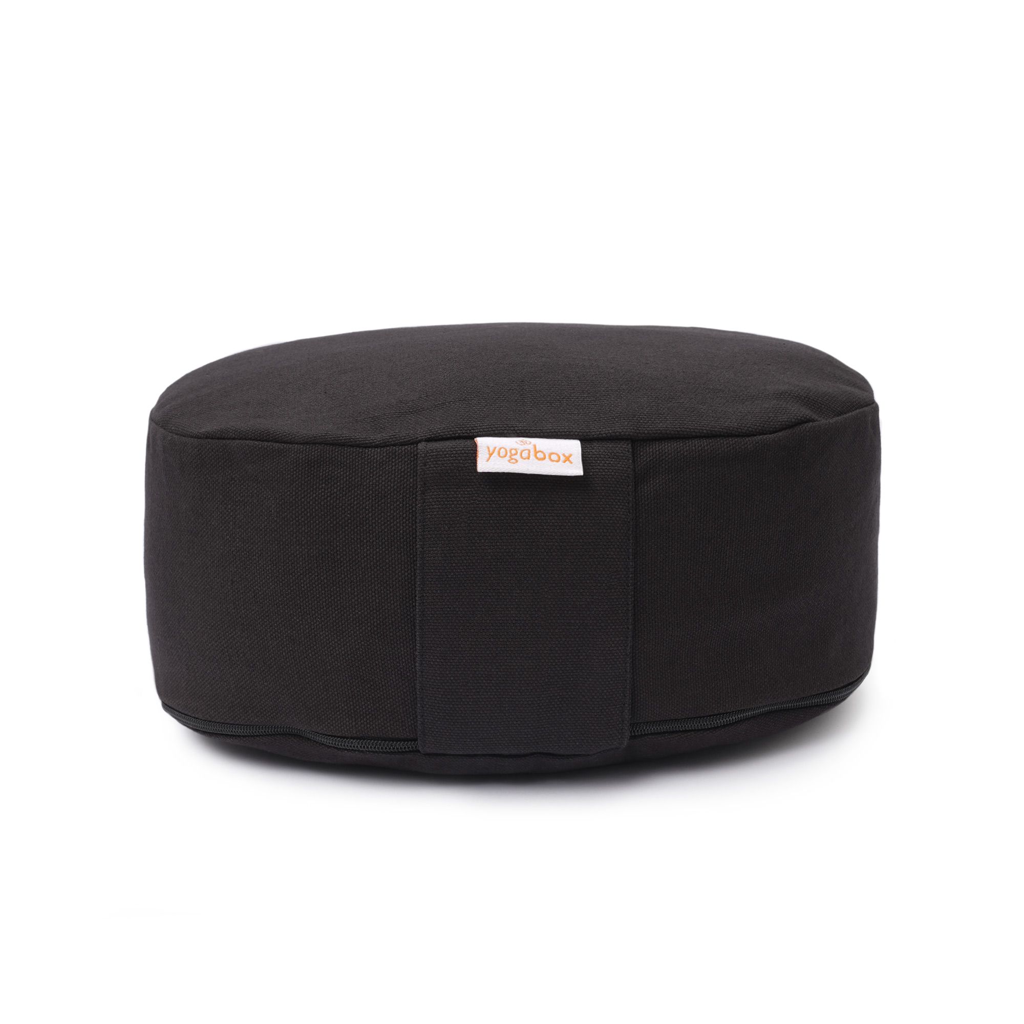 yogabox Yogilino® Reise Meditationskissen mini oval Basic - schwarz 26 x 21 9 cm 1 St