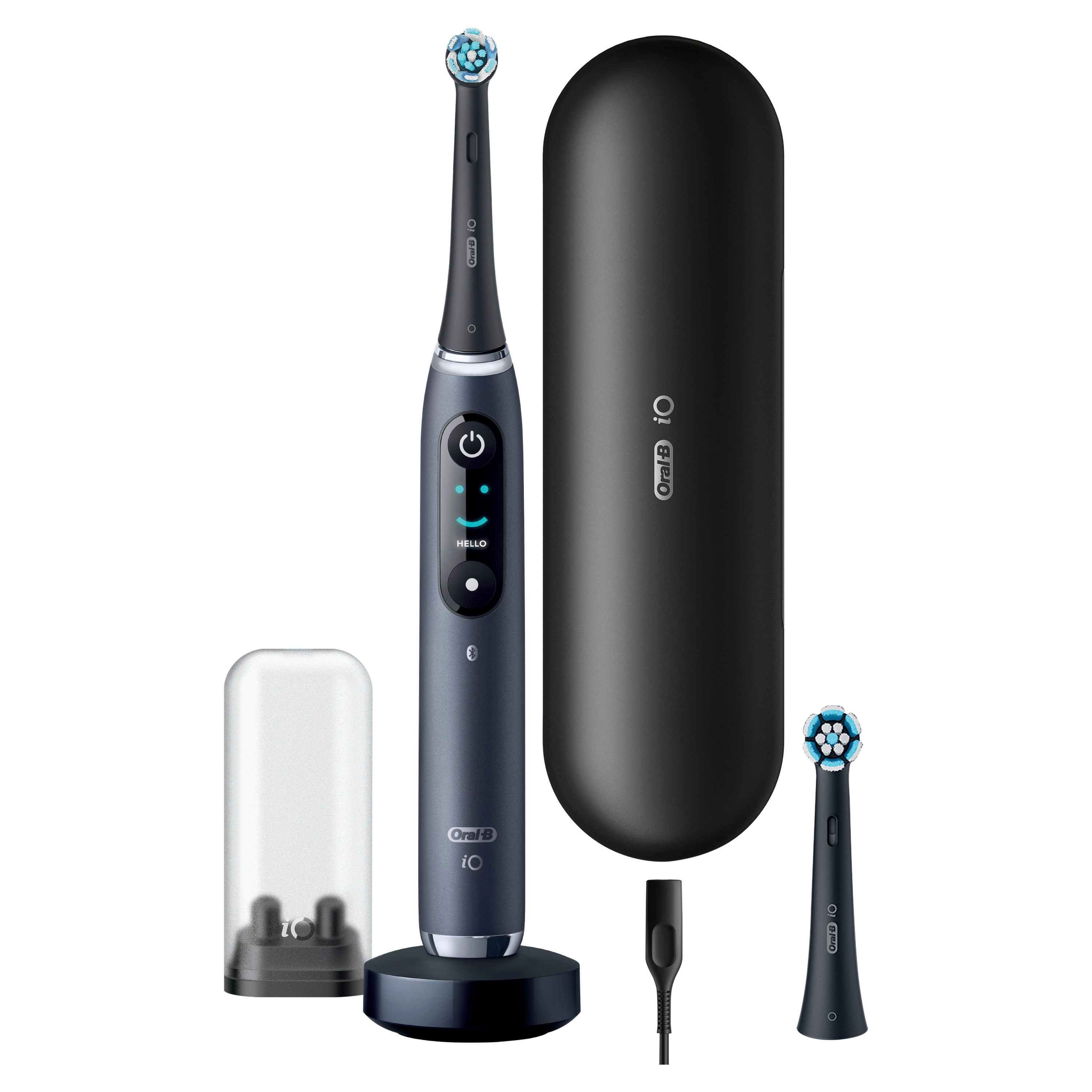 Oral-B - Elektrische Zahnbürste "iO Series 9 + Lade-Reiseetui" in Schwarz