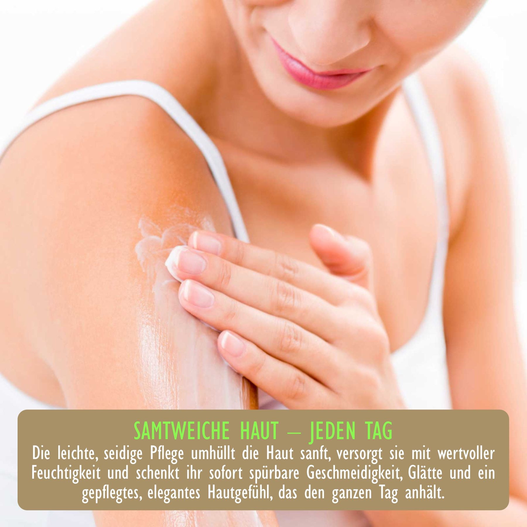 Hello Nature Tagescreme Body Milk Balm mit Marula Öl gegen trockene Haut