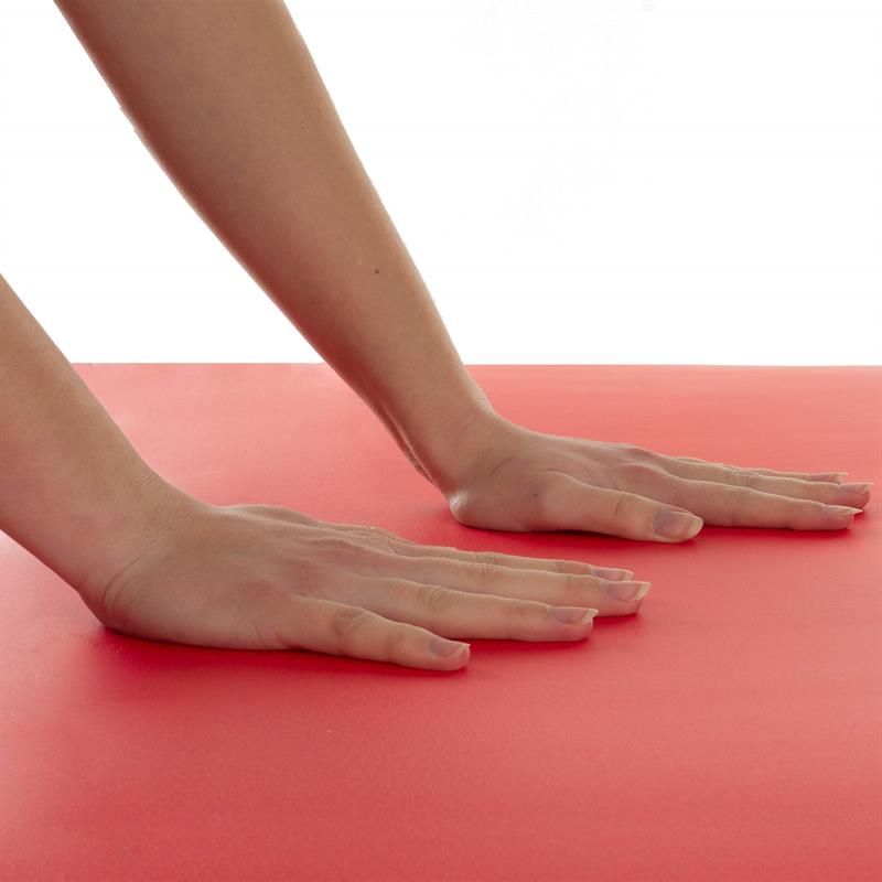 ScSPORTS® Gymnastikmatte 190 x 100 x 1,5 cm rot
