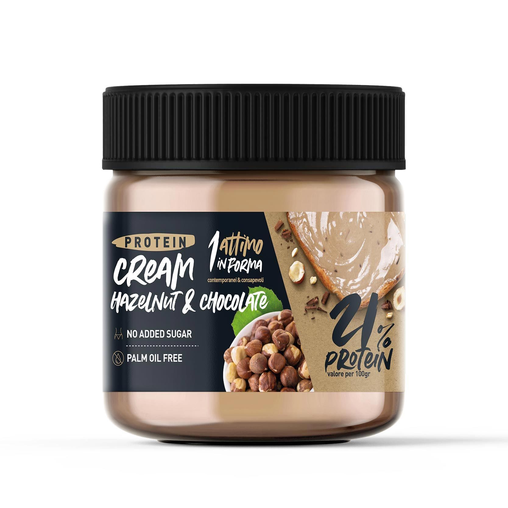 1attimoinforma Protein Cream 20%; Nocciole e Cacao
