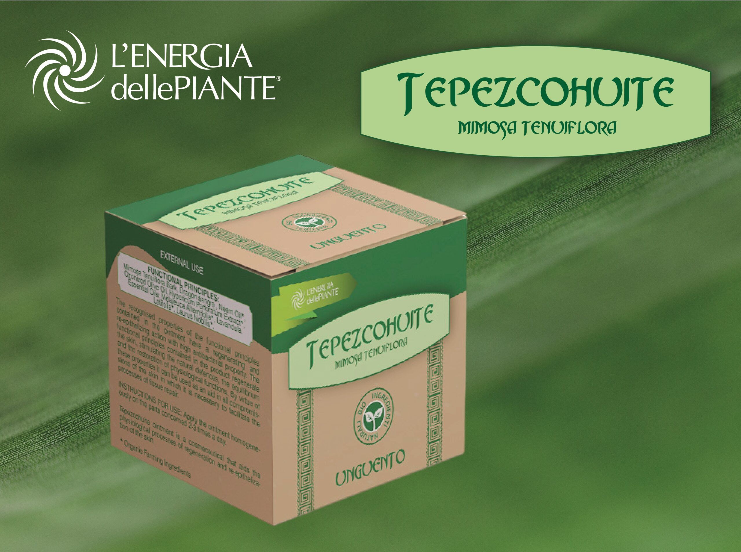 L'Energia delle Piante Tepezcohuite Unguento Bio