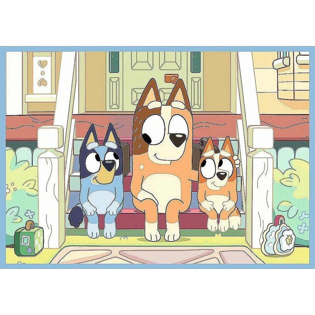 Bluey 4in1 Puzzle 12/15/20/24 Teile
