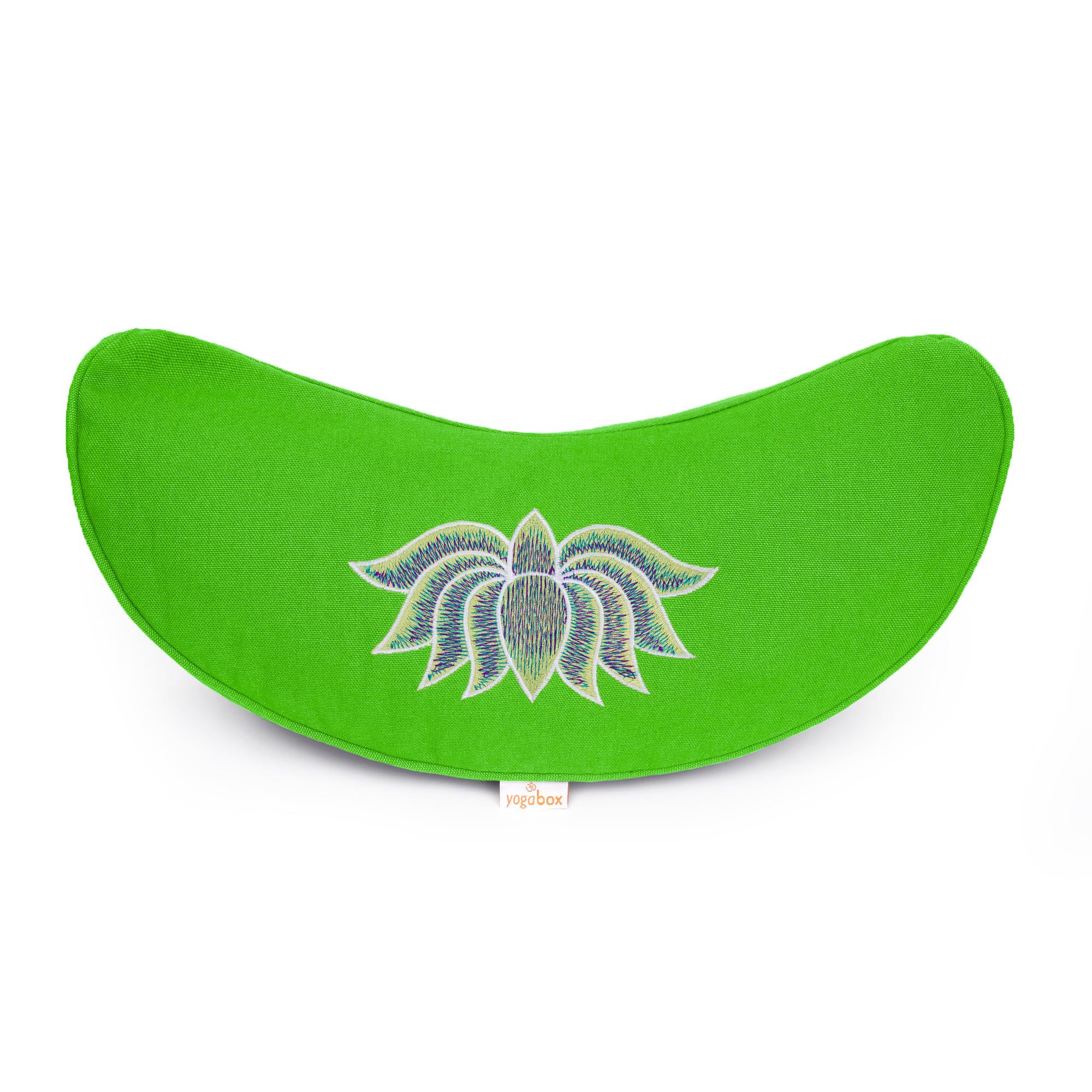 yogabox Yogakissen Halbmond Basic Lotus Stick multicolor - apfelgrün 40 x 17 12,0 cm 1 St