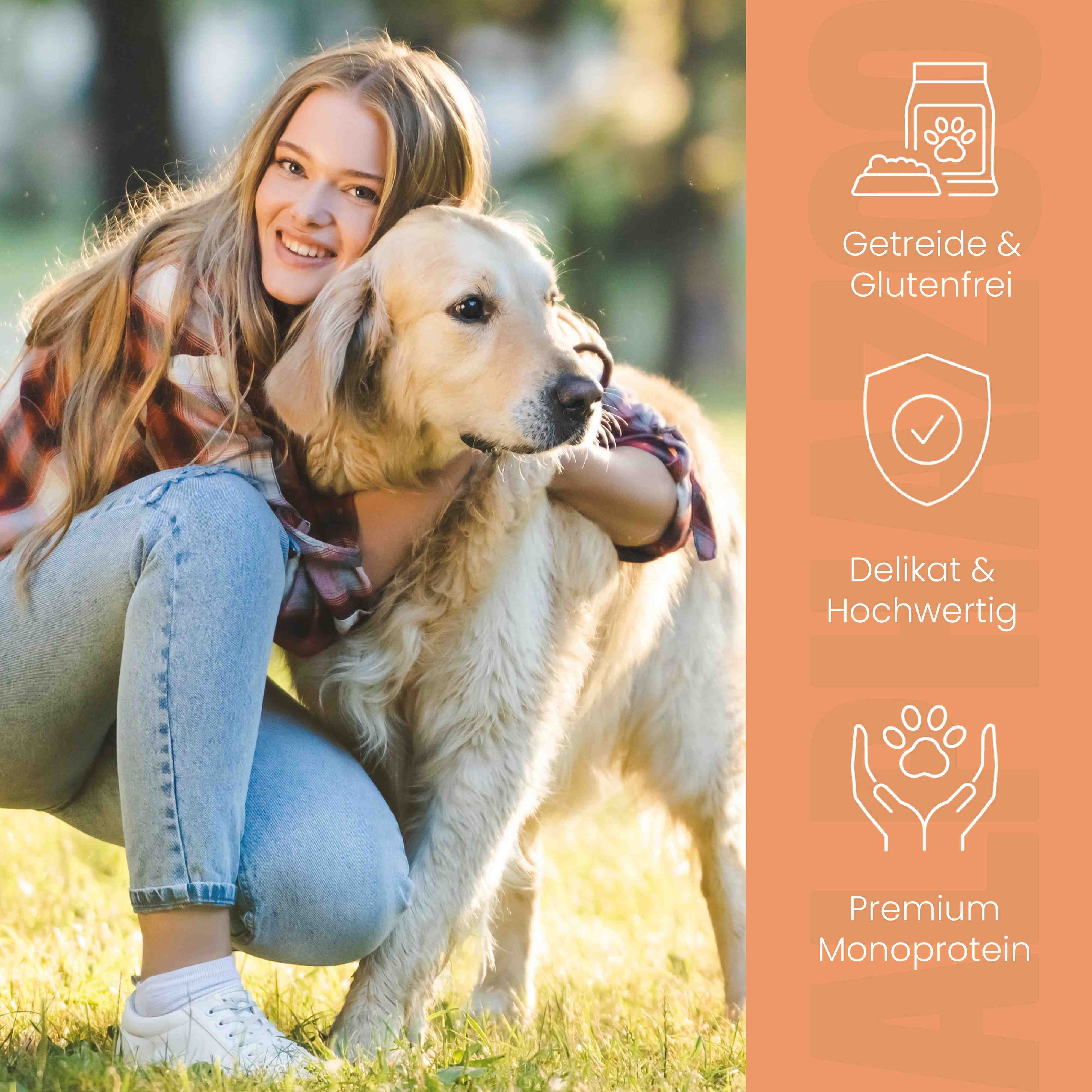 alphazoo Lachs + Truthahn Nassfutter für Adult Hunde