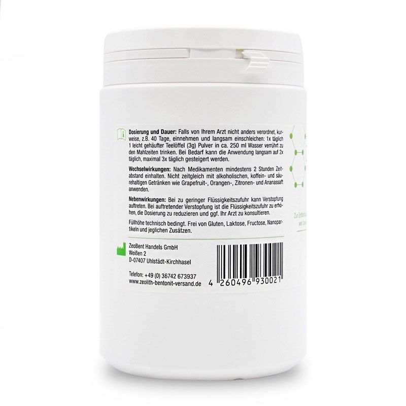 Zeolith MED Pulver, 100% reines Klinoptilolith-Vulkanmineral