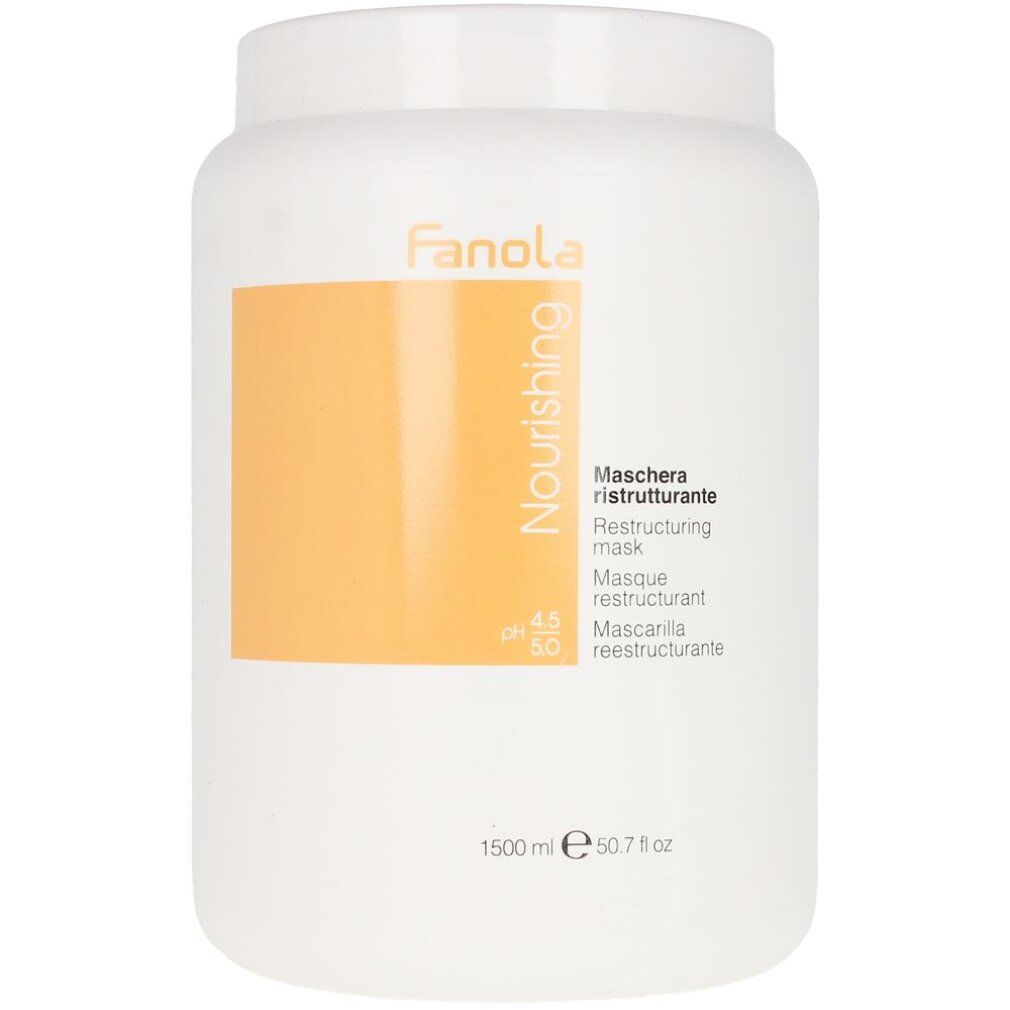 Weiße Flasche mit Fanola Nourishing Etikett, 1500 ml.