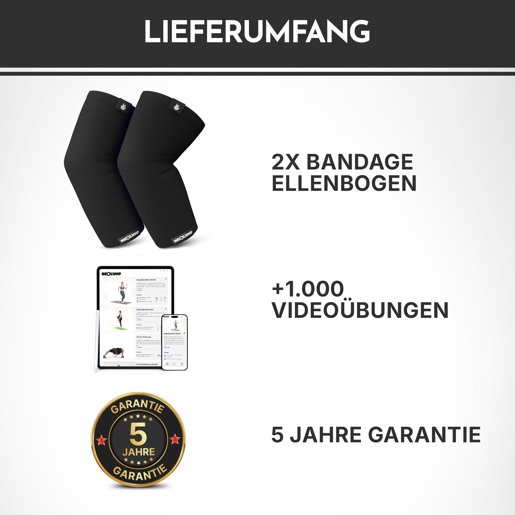 NEOLYMP Ellenbogenbandage