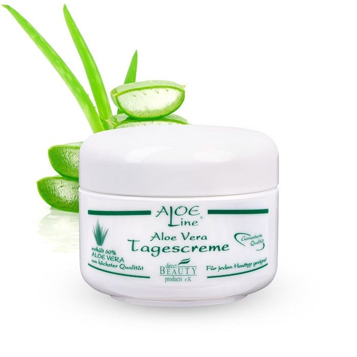 AloeLine® Aloe Vera Tagescreme mit 60% Bio Aloe Vera, Vegan