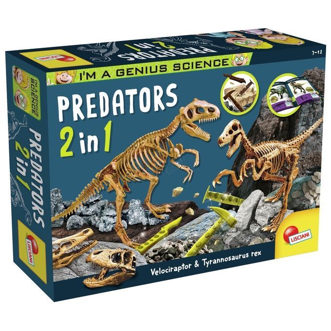 Lisciani I'm a Genius Predators 2 in 1