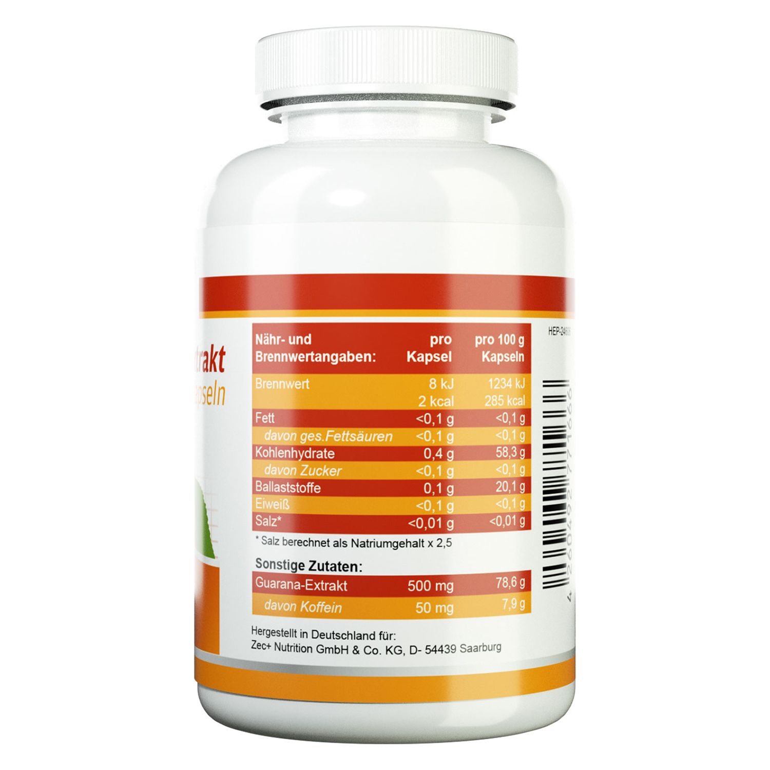 Health+ Guarana-Extrakt 120 St Kapseln