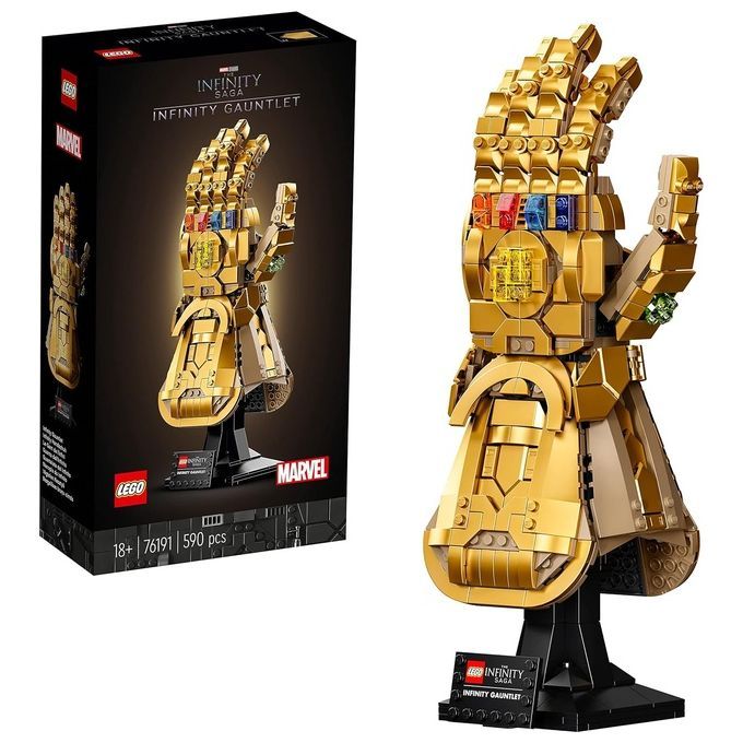 LEGO Super Heroes Marvel 76191 Guanto dell'Infinito di Thanos, Modello da Costruzione Avengers da C