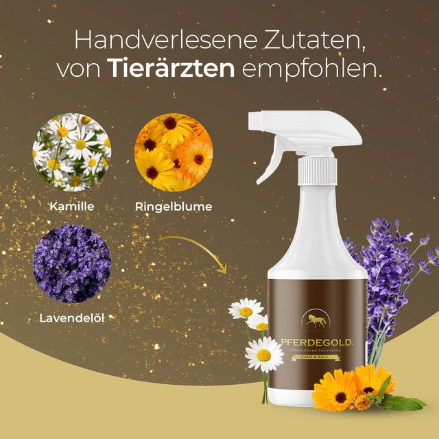Pferdegold Haut & Fellspray