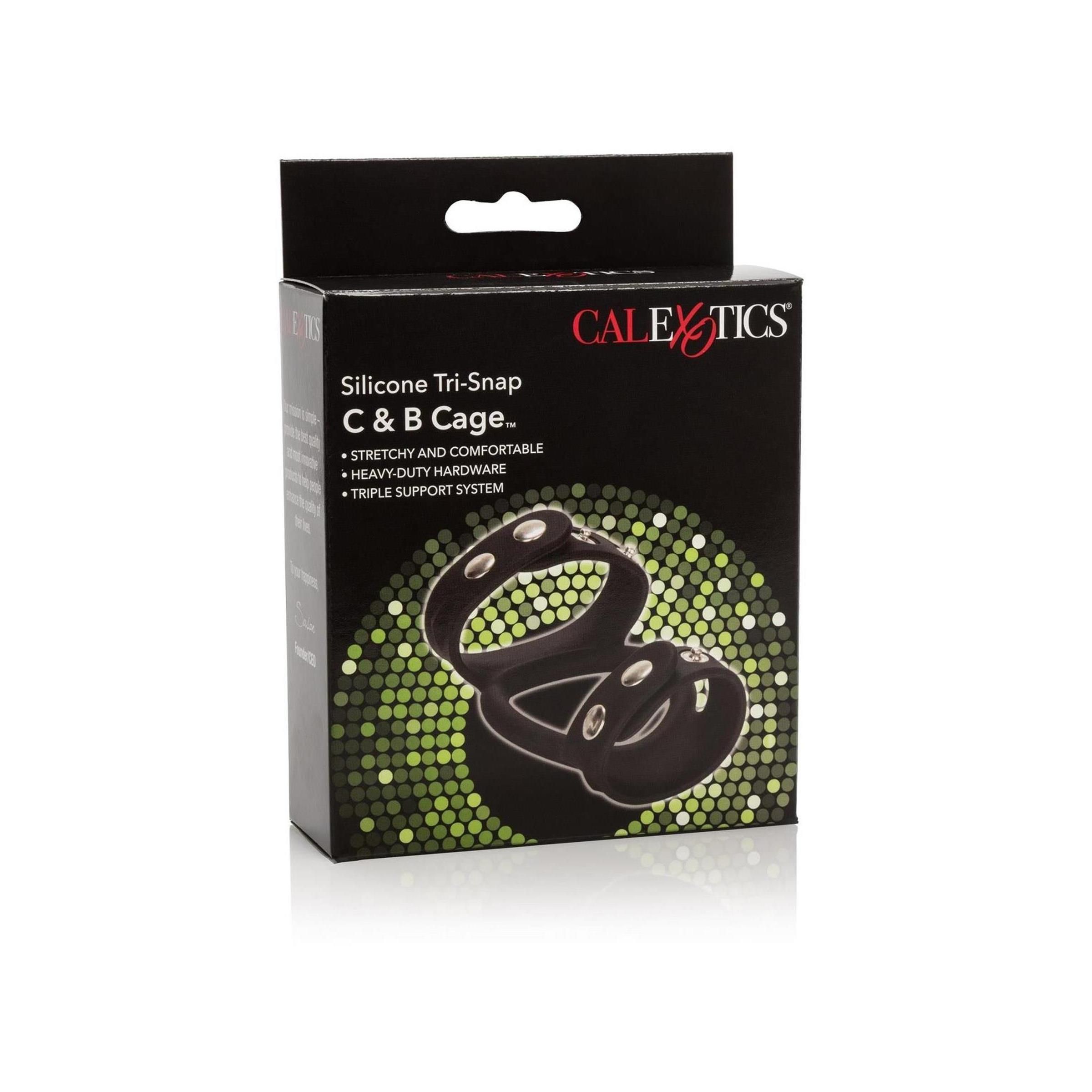 CalExotics - Silicone Tri-Snap C & B Cage