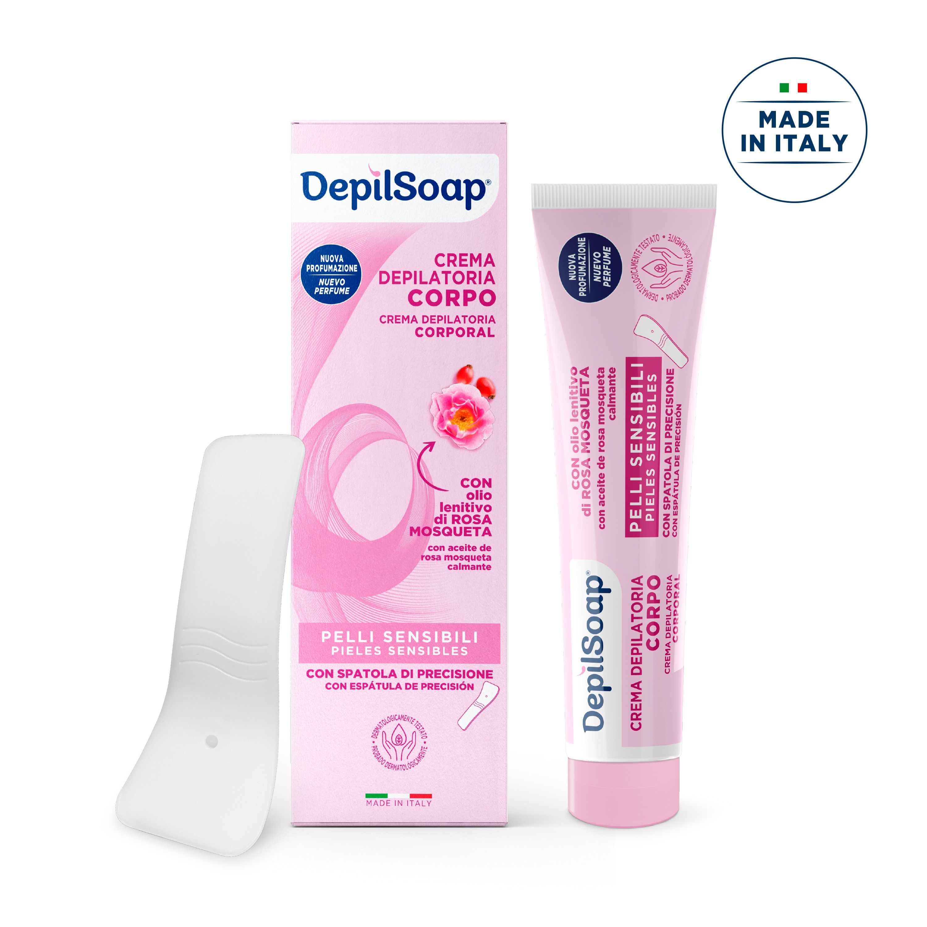 Depilsoap® Crema Depilatoria Corpo 150 ml - Pelli Sensibili, Senza Ammoniaca