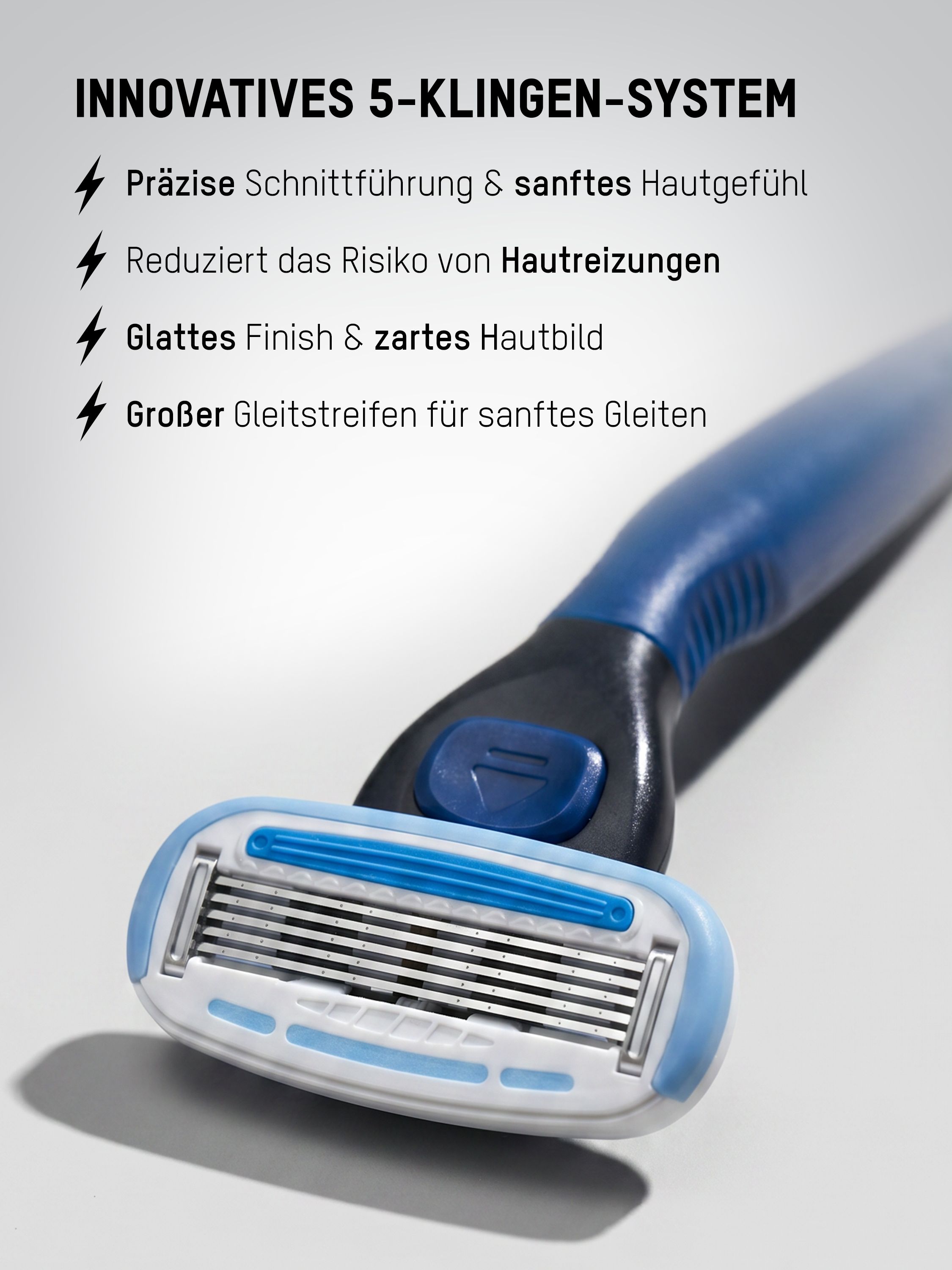 Mornin' Glory Starter Kit Body Rasierer - 5-Klingen System
