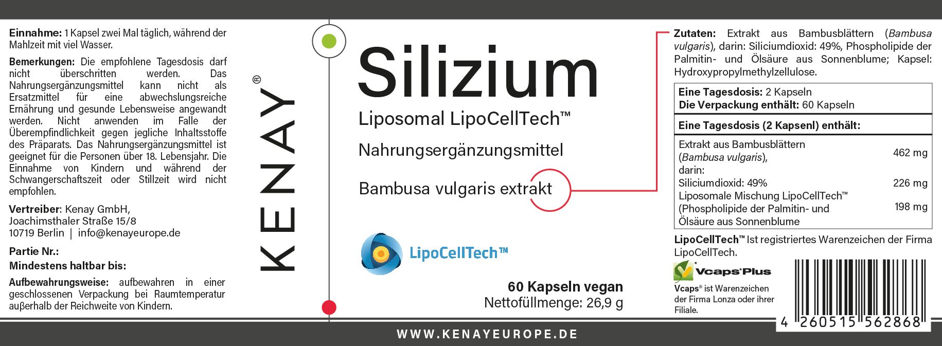 Silizium Lipocell Tech™ KENAY®