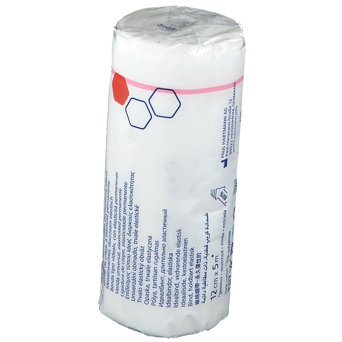 Idealast® Idealbinde 12 cm x 5 m mit Verbandklammern