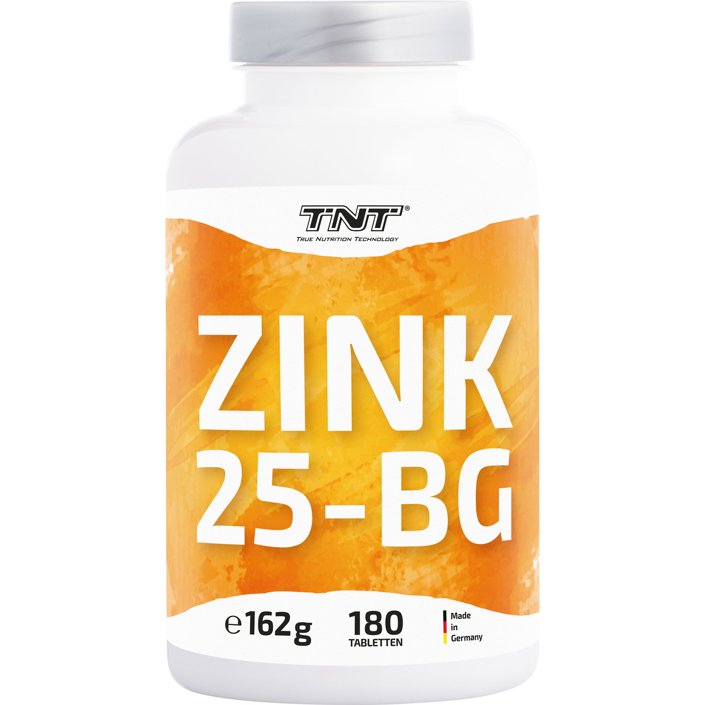 TNT Zink 25-Bg Zinkbisglycinat, höchste Bioverfügbarkeit, Brechtablette für bessere Dosierung