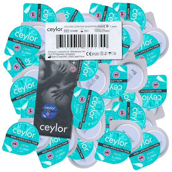 Ceylor *Non-Latex Ultra Thin* ultradünne, latexfreie Kondome für Allergiker (50% dünner)
