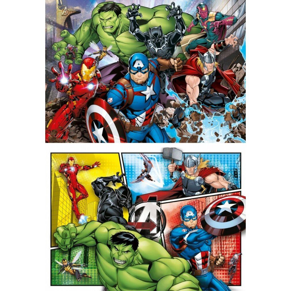 Clementoni Puzzle The Avengers, 2x60tlg.